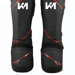 Protège-tibias de baseball confortables à double sangle en cuir véritable PU pour hommes – Prix usine - Product Image 2