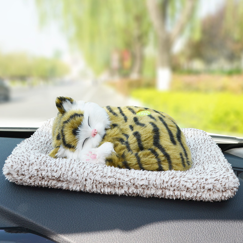 Striped Alley Cat/Bamboo Charcoal Cat 20cm