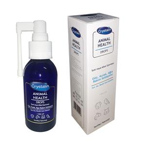 Crystalin gocce per la salute degli animali-orecchio oculare soluzione per l'igiene orale 100 ML