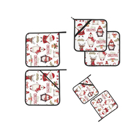 Prix de gros, porte-ustensiles en coton pur personnalisé avec impression par sublimation et logo de marque