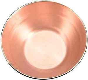 Cuenco de hoja de cobre forjado a mano-Cuenco decorativo inspirado en la naturaleza para servir con detalles acabados a mano y forma orgánica única - Product Image 2