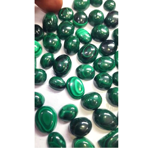 58 pièces de Malachite naturelle 10mm à 17mm ovale rond Cabochon 700 Cts Lot Iroc ventes haute qualité rein pierres précieuses cabine US $42 tout - Product Image 1