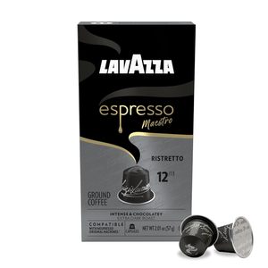 Cápsulas de Aluminio Lavazza Espresso Maestro Ristretto, Espresso Oscuro, Mezcla de Arábica y Robusta (60 Cápsulas) - Product Image 5