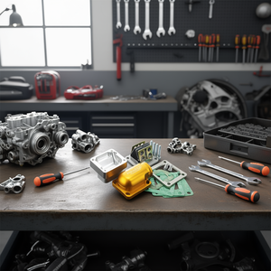 New Pinasco Complete Gold Reed Valve <b>Kit</b> 34mm Diameter <b>Model</b> 26381155 for Retrofit/Upgrade in <b>Engine</b> Systems - Product Image 3