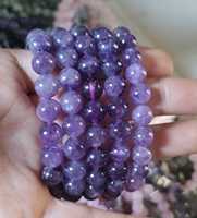 Pulsera de Cuentas de Jaspe Mookaite Natural de 8mm de la Mejor Calidad, Cristal Curativo Hecho a Mano, Elástica, Moderna, Unisex, Regalo, Cristales Aahil