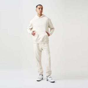 เสื้อกันหนาวขนแกะรุ่นงาช้างของผู้ชาย-ชุดสองชิ้นให้ความอบอุ่นและทนทานสำหรับอากาศหนาวเหมาะสำหรับสวมใส่สบายๆ - Product Image 3