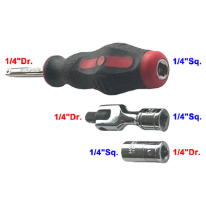 OEM ODM Spinner Handle with Bit Holder 3PCS Hand Tools Set <b>for</b> Socket and Wrench Use - Product Image 2