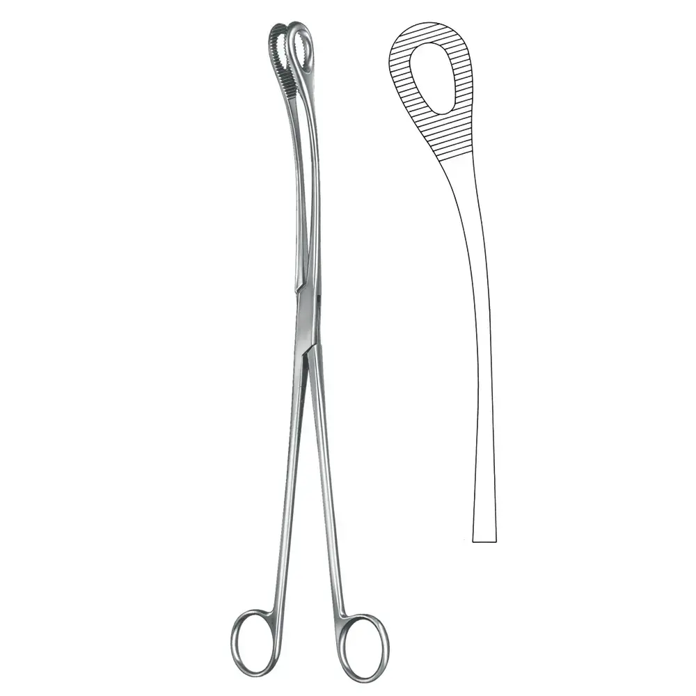 Pinzas de esponja Kelly 32cm-Fórceps de esponja quirúrgica general La base de los instrumentos de cirugía
