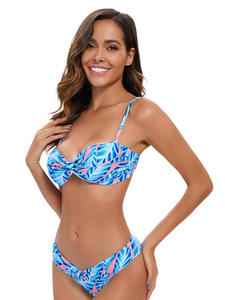 Customized Twist Front Design Fashion <b>Sexy</b> Triangle Swimsuits and <b>Bikinis</b> for Women Wholesale Bathing Suits Two Piece <b>Bikini</b> <b>Set</b> - Product Image 6