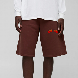 OEM/ODM 100% coton hommes shorts coton lourd polaire shorts 500 GSM respirant couleur unie personnalisé DTG imprimé shorts pour hommes - Product Image 4