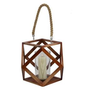 Nouveau design Bougeoir en bois Forme carrée Parfait pour la fête et la décoration intérieure Elégant éclairage Accent pour toute occasion - Product Image 2