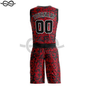 Uniformes de basket-ball personnalisés Débardeurs, uniformes de basket-ball à sublimation, meilleure vente de vêtements de sport imprimés OEM - Product Image 2
