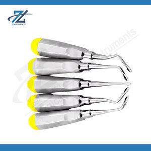 Elevadores Dentales Manuales Reutilizables Dogmatic con Empuñadura Acolchada de Lujo, Acero Inoxidable Premium Autoclavable para Extracción Dental - Product Image 4