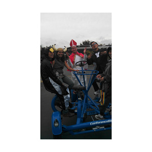 Sightseeing Renting Pedal Powered 7 Riders Quadricycle <b>Tandem</b> Conference Party <b>Bike</b> - Product Image 5