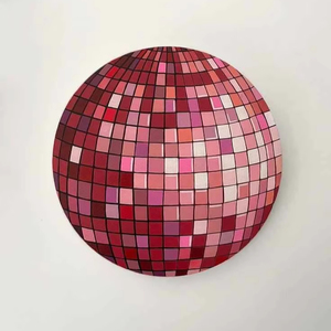 ลูกบอลกระจกหรูหราสำหรับต้นคริสต์มาสแขวนตกแต่งโต๊ะแต่งงานชิ้นกลางงานปาร์ตี้และจัดแต่งทรงผมสำหรับงานอีเวนต์ - Product Image 1