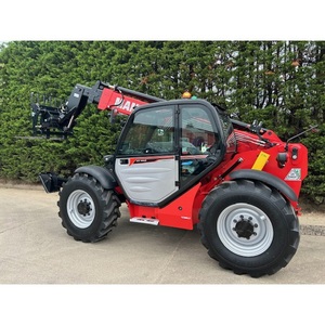 Mini Telehandler Telescopic Handler <b>Red</b> Hydraulic Boom Lift Heavy Duty Construction Equipment 4500KG 2001-4000 Hours <b>Pump</b> - Product Image 3