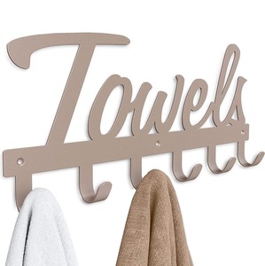 Classy Design <b>Towel</b> <b>Hooks</b> Hanger Rails Wall Mount <b>Towel</b> Racks Waterproof Rustproof For Bathroom Robe keys Purse Entryway - Product Image 4