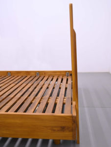 Cadre de lit fait main avec pied de lit, en bois massif, taille King, luxe, qualité supérieure, meubles de chambre à coucher sculptés. - Product Image 6