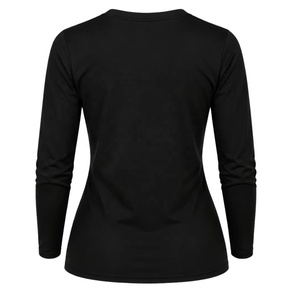 Camiseta Personalizada de Manga Larga para Mujer de Sigma Gamma Rho, Cuello Redondo, Informal, de Algodón, con Logotipo Personalizado de la Hermandad - Product Image 4
