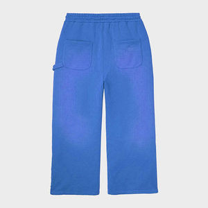 Pantalones Deportivos Apilados de Alta Calidad para Hombre con Bordado de Diamantes de Imitación, Estilo Casual, Lavado Ácido Decolorado al Sol, Pantalones Deportivos Lavados a la Piedra - Product Image 2