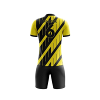Ensemble de maillots de football personnalisés à séchage rapide, col en V, imprimés par sublimation, en polyester, nouveau design, maillots de football unisexes, short d'équipe