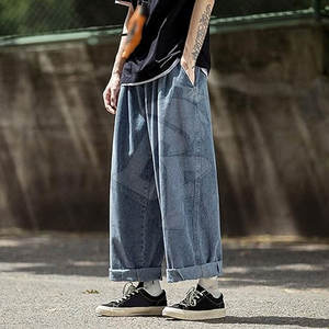 กางเกงยีนส์ผู้ชายทรงหลวมสุดอินเทรนด์ใส่สบายทันสมัยและกางเกงยีนส์คุณภาพสูงสำหรับใส่ได้ทุกที่ทุกเวลา - Product Image 5