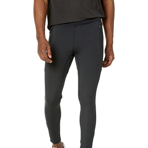 Custom Printed Logo Slim Fit Men's Sports <b>Leggings</b>-Spandex/<b>Polyester</b> Compression Gym & Fitness Wear Anti-Bacterial Protection - Product Image 5