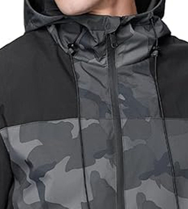 Chaqueta Impermeable con Capucha y Bolsillos con Cierre, Cómoda y Elegante, Nueva Colección de Moda Masculina - Product Image 2