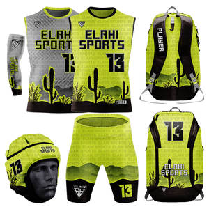 Tenue de football américain 7 contre 7 pour adultes, respirante, antibactérienne, avec logo personnalisé, maquettes 3D, en stock, offre spéciale 2026 - Product Image 1