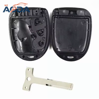 Coque de clés de voiture intelligentes à distance, 3 boutons, étui universel pour clés de voiture Chevrolet