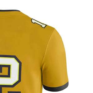 ชุดฟุตบอลผ้าโพลีเอสเตอร์ 100% ระบายอากาศได้ดี ประกอบด้วยเสื้อฟุตบอลและชุดทีม - Product Image 6