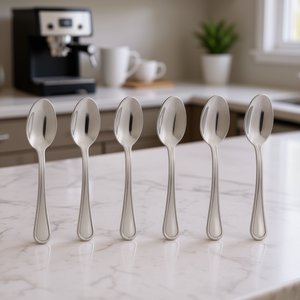 Juego de 6 Cucharas de Café de Acero Inoxidable con Acabado Cromado Pulido IMPERO, 11.3 cm, CVL100C6 - Product Image 3
