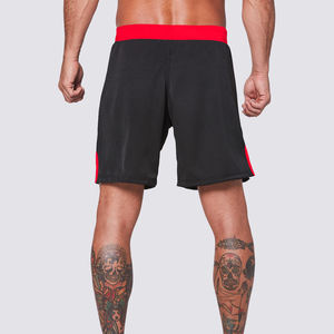 Shorts de lutte pour hommes, unis, sans logo, personnalisables, vente en gros, taille élastique, écologiques, vêtements d'entraînement pour les arts martiaux - Product Image 5