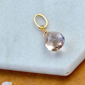 Colgante de Piedra Preciosa Facetada en Forma de Lágrima de Ametrina, Piedra Natural Amarilla y Morada, Chapado en Oro, Joyería Artesanal - Product Image 6