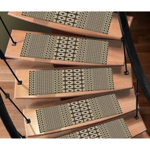 Alfombra con Estampado de Patrones Geométricos, Alfombra Moderna con Diseño Kilim para Escaleras, Alfombra Marrón Fácil de Limpiar, Goblen - Product Image 3