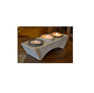 Portavelas de mármol de alta calidad, portavelas de diseño de lujo a bajo precio, vela de candelita de piedra blanca - Product Image 3