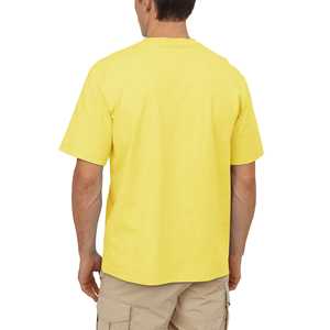 Poids lourd 100% coton surdimensionné Hombre T-Shirt pour hommes blanc Streetwear Vintage col rond sonnerie goutte épaule hommes T-Shirts - Product Image 4