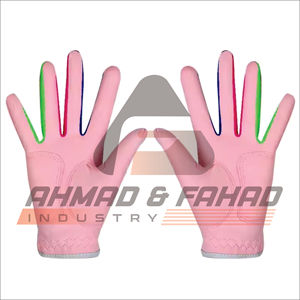 Gants de golf en peau de mouton véritable de qualité supérieure avec logo personnalisé poignées en cuir PU respirant pour une utilisation sportive vente en gros - Product Image 3