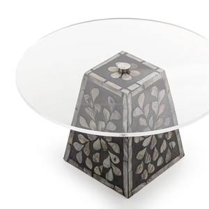 Bandeja de Presentación de Pasteles con Base de Nácar y Acrílico, Soporte para Postres Hecho a Mano y Personalizado, para Eid, Ramadán y Grandes Celebraciones - Product Image 1