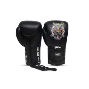 ถุงมือชกมวย Dragon Force Custom Boxing Gloves 12 ออนซ์ หนัง PU ถุงมือ MMA แบบผูกเชือกที่ข้อมือ สำหรับกีฬาคิกบ็อกซิ่ง ชุดกีฬาสำหรับยิม รับทำโลโก้ตามสั่ง - Product Image 2