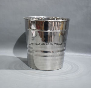 Enfriador de vino de metal y acrílico elegante para enfriar bebidas en bodas, fiestas, reuniones al aire libre - Product Image 1