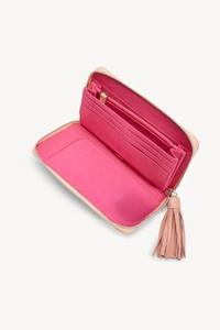 Colibri et fleur de Moraea Villosa outillés à la main et peints à la main entourant une véritable pochette en pierre de quartz rose - Product Image 4