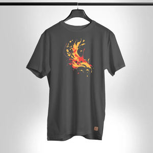 320gsm ผ้าฝ้ายทรงโอเวอร์ไซส์น้ำหนักเบาลายกราฟิก unisex เสื้อยืดออกแบบได้ตามต้องการโลโก้100% - Product Image 4