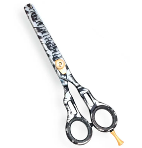 Ciseaux de coiffure professionnels pour gaucher lame droite en acier inoxydable pour coiffeurs outil de coiffure amincissant - Product Image 6