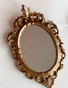 Espejos gemelos de estilo barroco, florentinos italianos. Espejos italianos de Florencia. Par de espejos estilo Hollywood Regency - Product Image 2