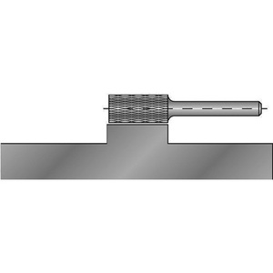 Fraise en carbure ZYA pour perceuse dentaire, longueur de tête 6 mm, tige 18 mm, finition brillante avec denture KVZ 4 RUKO, 6 mm - Product Image 5