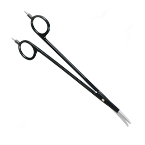 Ciseaux bipolaires à revêtement noir brillant en acier inoxydable allemand pour couper la coagulation Ciseaux bipolaires antiadhésifs de 22 cm - Product Image 3
