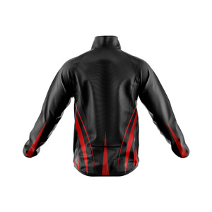Chaqueta Cortavientos Personalizada 100% Nailon Ecológica Impermeable Cortavientos Transpirable de Secado Rápido con Cierre de Cremallera y Cuello Alto - Product Image 5