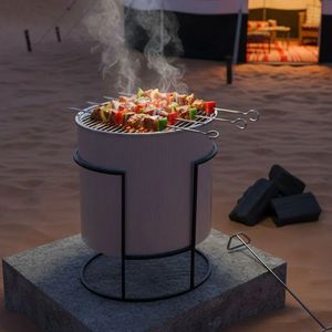 Most Selling Kitchenware Metal Teapot Heater Best Quality Handmade Firepit Heater Wholesale Price Barbeque <b>Camping</b> Party Usage - Product Image 5