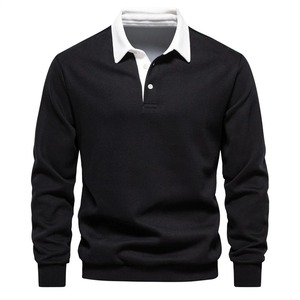 Sudadera con Capucha de Invierno para Hombre, Estilo Nuevo, Mejor Calidad, Bordada, Azul y Blanca, Manga Larga, con Cuello - Product Image 4